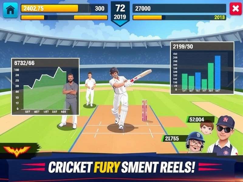 Cricket Fury Smasher gameplay screenshot